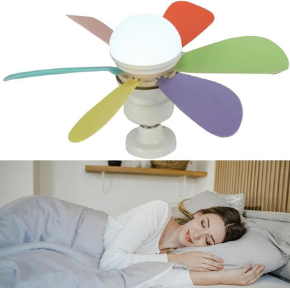 Ceiling Fan Light, 40W E27 Base High Airflow Ceiling Fan with Remote Control, Removable Fan Blade, 3 Speed Adjustment