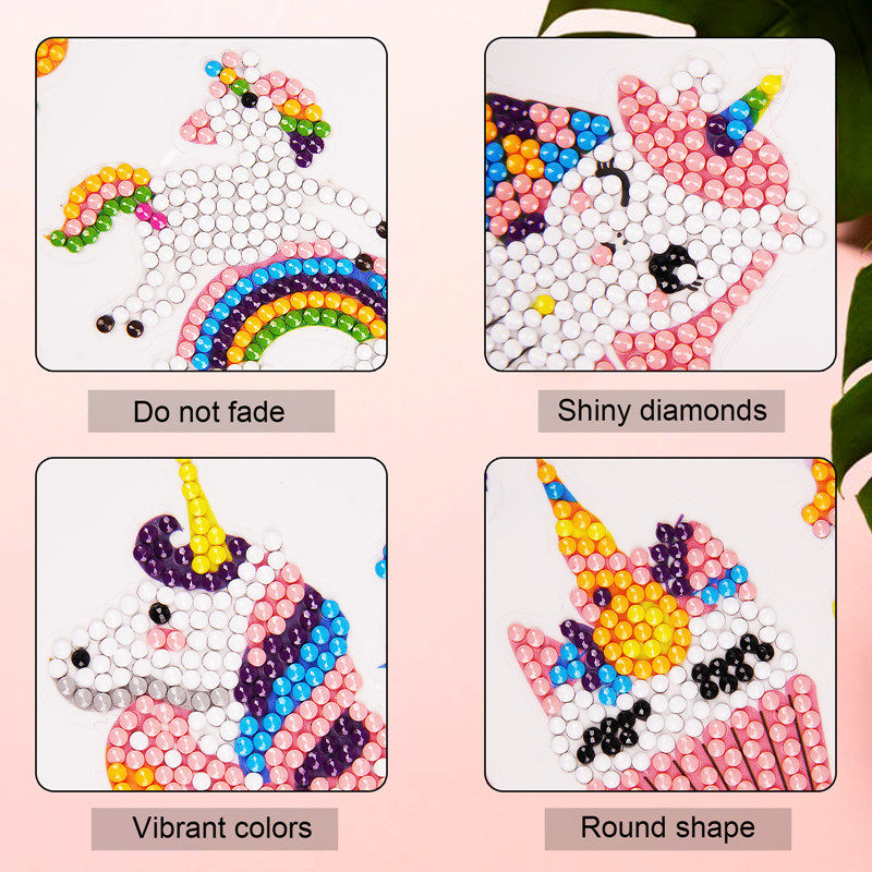 Unicorn 5D Diamond Painting Kit for Kids,