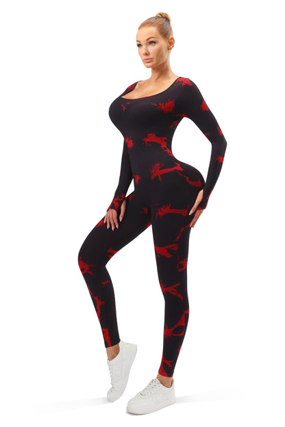 Get ready to slay your workout in style with our American new seamless leopard print fitness sports long