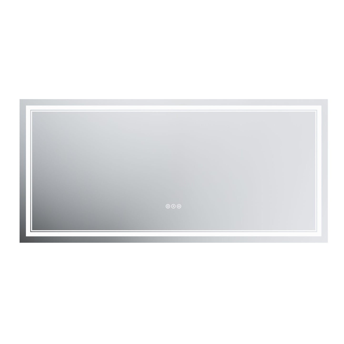 LED Bathroom Vanity Mirror with Light, 28 x 60 inch, Anti Fog, Dimmable,Tricolor temperature，Backlit &amp; Frontlit，Both Vertical and Horizontal Wall Mounted Vanity Mirror（28 x 60)