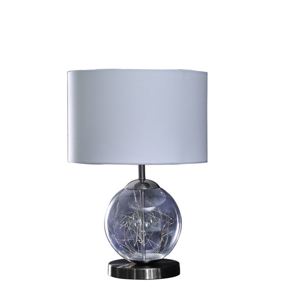 Athena Glass Led Plasma Mid-Century Metal Table Lamp