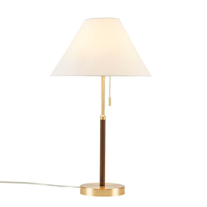 Two Tone Pull-chain Table Lamp