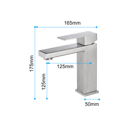 Waterfall Spout  Faucet,Single Handle  Vanity Sink Faucet