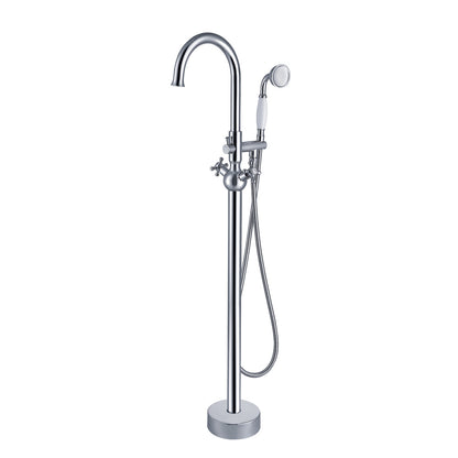 Freestanding Bathtub Faucet with Hand Shower