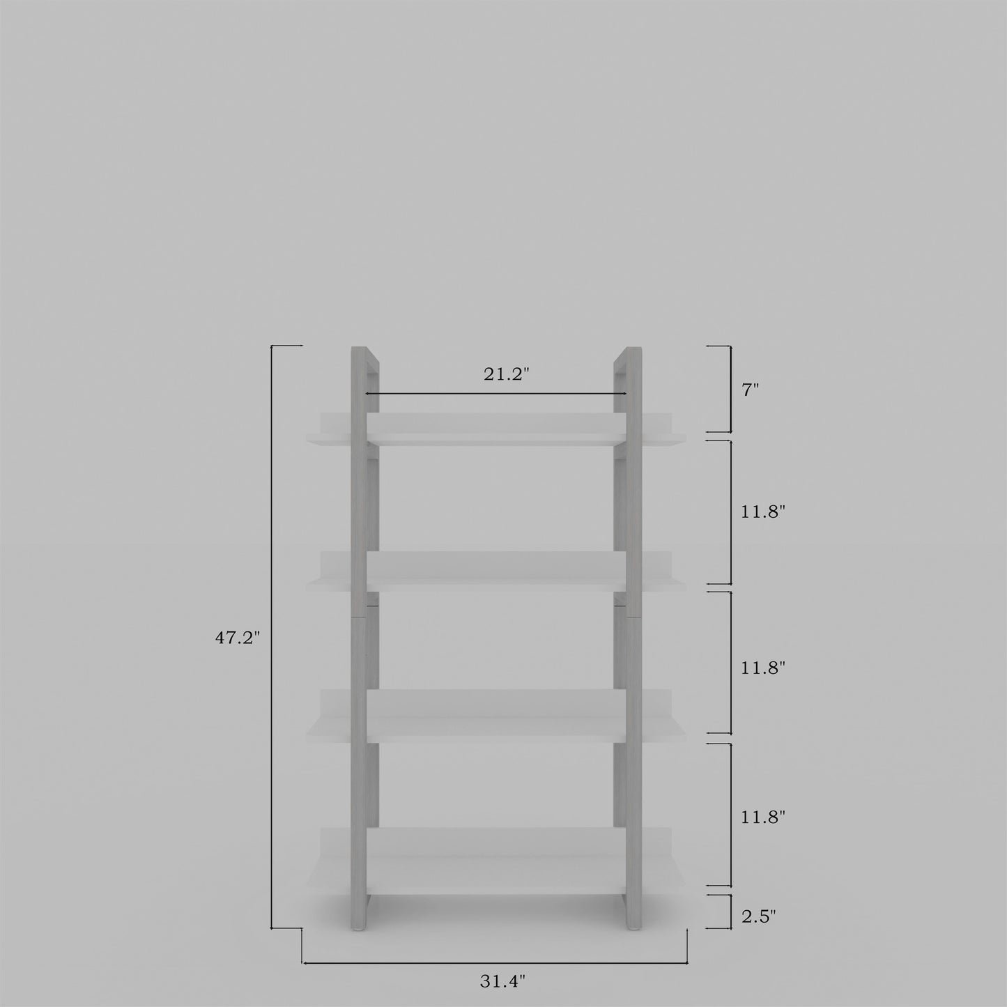 Solid wood bookshelf,The four layer multifunctional open shelf can also be used as a bookshelf or plant rackbookshelf or plant rack