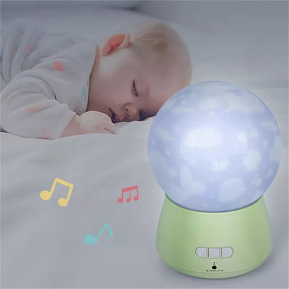 Music Projection Night Light - Green