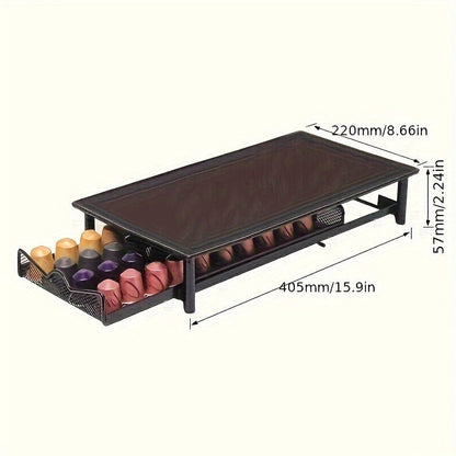 1PC Home Kitchen Organizer Coffee Capsule Holder Drawer Coffee Holder