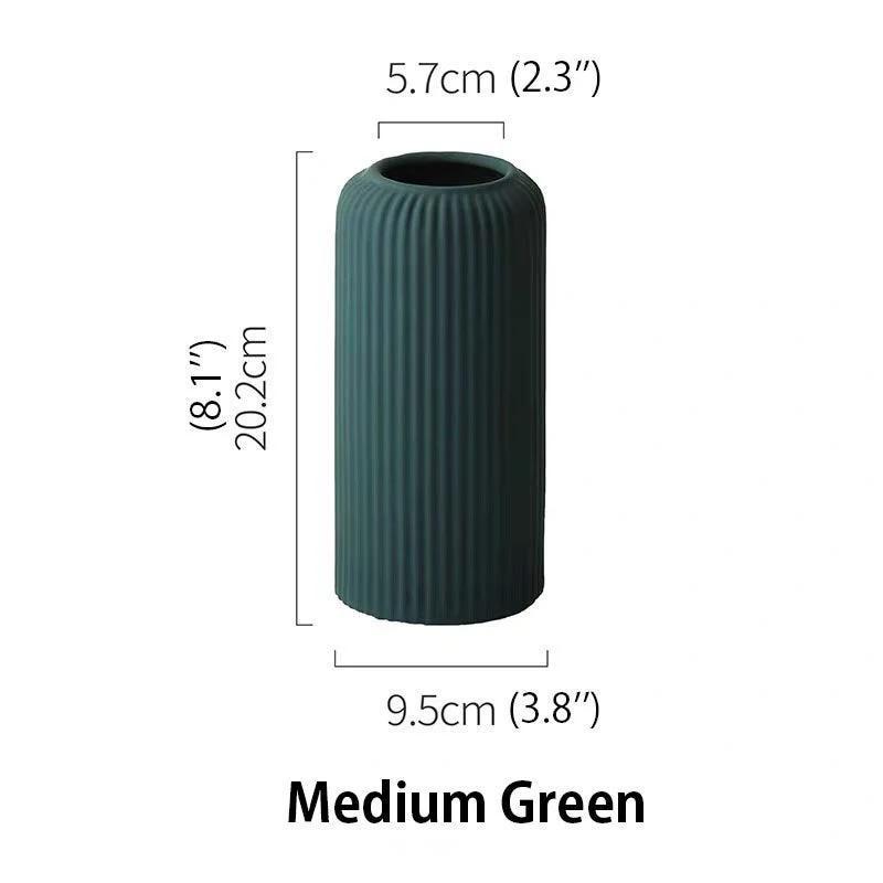 Minimalist Scandinavian-Style Cylinder Vase