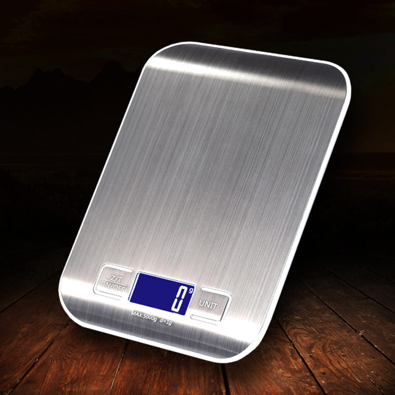 Digital Kitchen Scale 1 Piece, Rechargeable Without Battery Stainless Steel Kitchen Scale, 10kg/1g High Precision And Quick Reaction, For Household Food Kitchen Accessories