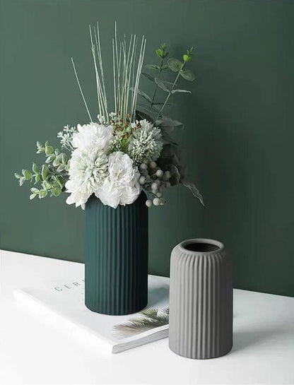 Minimalist Scandinavian-Style Cylinder Vase