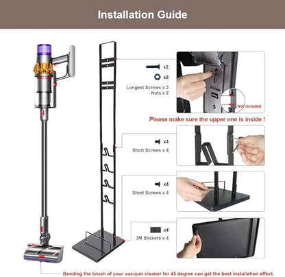 Foho Vacuum Stand, Storage Bracket Stand Holder, Stable Vacuum Stand Compatible with Dyson