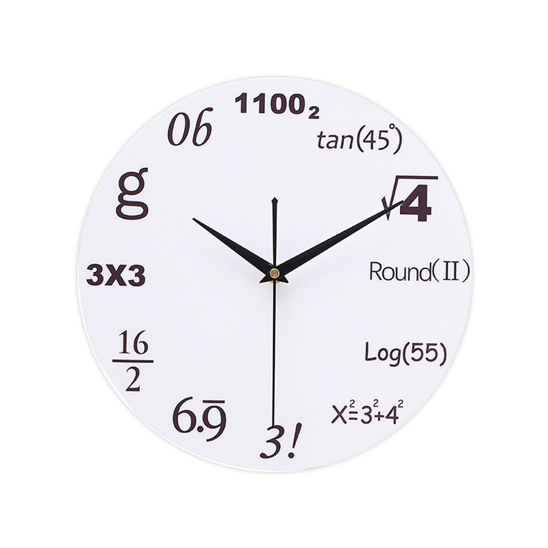 Creative Living Room Personalized Mathematical Decorative Wall Clock