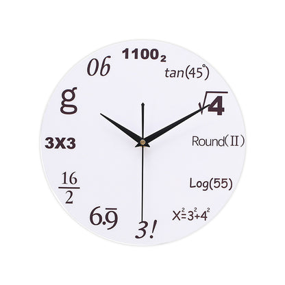 Creative Living Room Personalized Mathematical Decorative Wall Clock