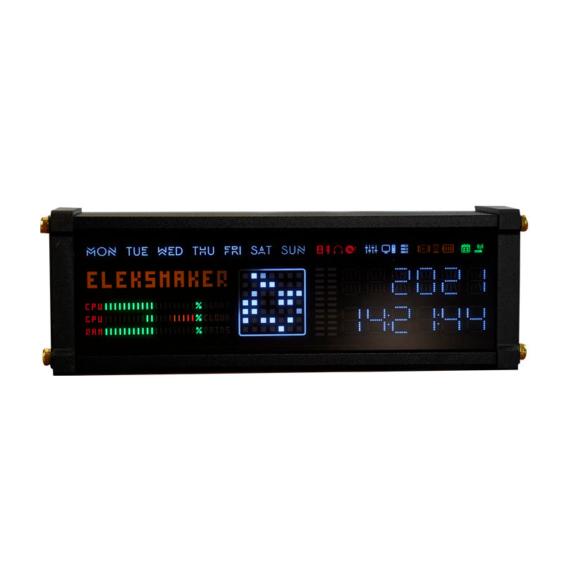 Creative Retro VFD Clock Electronic Time VFD Display BoyFriend Gift Digital LED Dot Matrix Music Frequency Spectrum