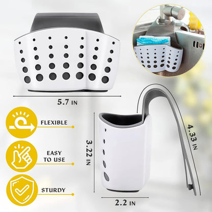 1 Piece Kitchen Sponge Holder, Organizer Sink Hanging Basket, Kitchen Accessories Soap Dishwashing Liquid Draining Basket