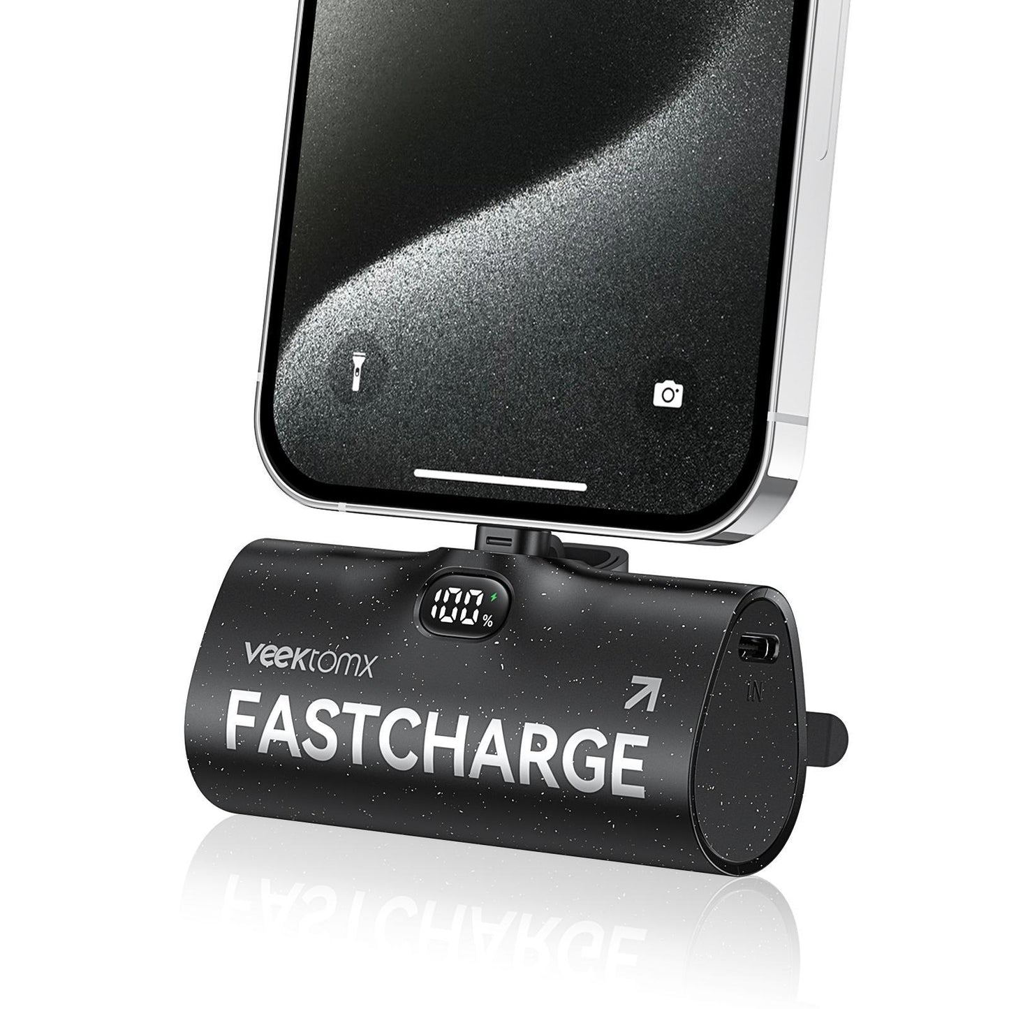 Portable Charger with Built in Cable,5000mAh Power Bank for iPhone,Fast Charging Battery Pack With Stand &amp; LCD Display, for All iPhone Series 14/14 plus/14 Pro Max/13/13Pro Max/12/12Mini/11/XR/XS/X/8/7,Travel Necessity