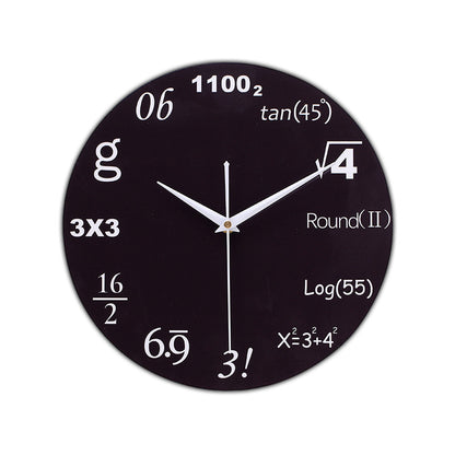 Creative Living Room Personalized Mathematical Decorative Wall Clock