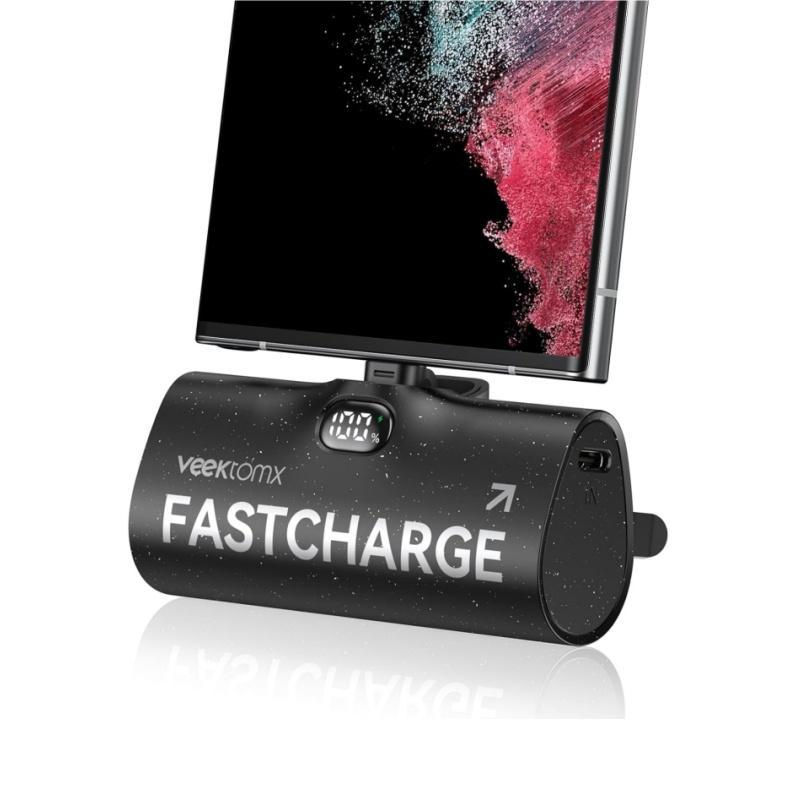 Portable Charger with Built in Cable,5000mAh Power Bank for iPhone,Fast Charging Battery Pack With Stand &amp; LCD Display, for All iPhone Series 14/14 plus/14 Pro Max/13/13Pro Max/12/12Mini/11/XR/XS/X/8/7,Travel Necessity