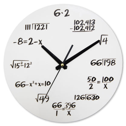 Creative Living Room Personalized Mathematical Decorative Wall Clock