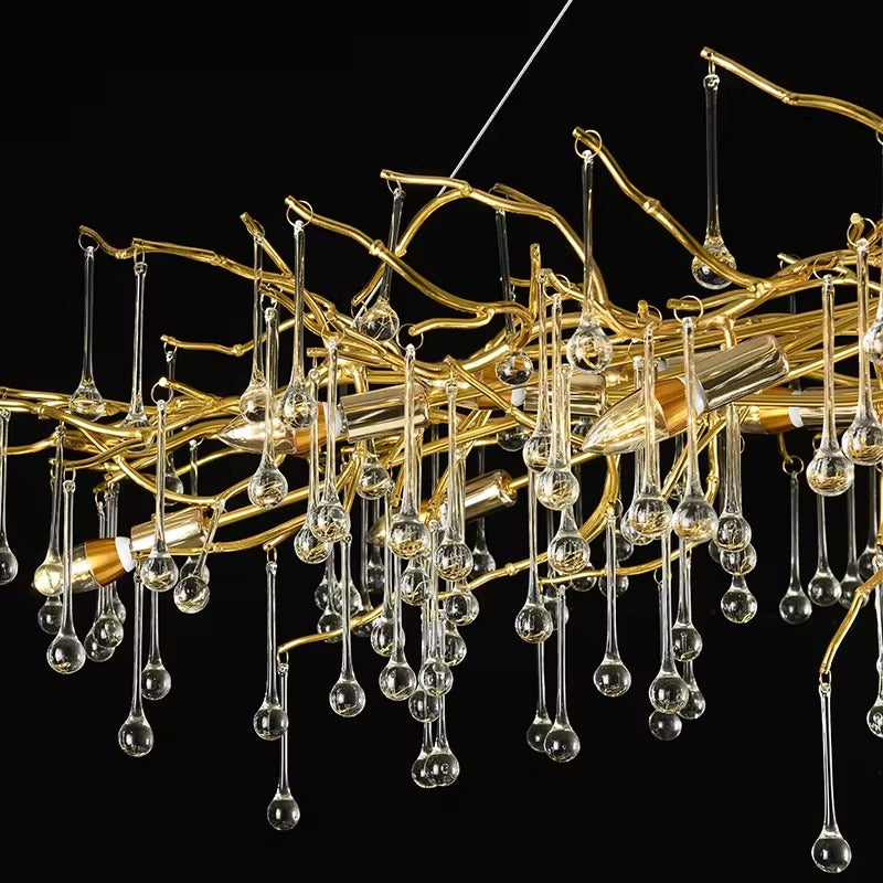 Glass Hanging Chandeliers