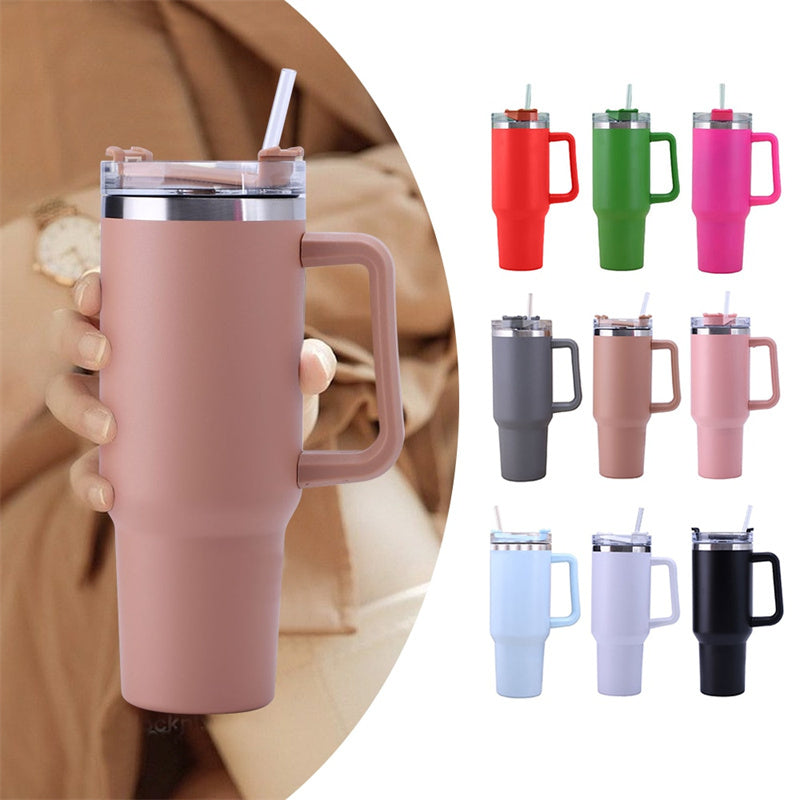 40oz Straw Coffee Insulation Cup