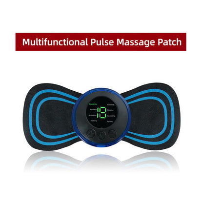 EMS Microcurrent Mini Massager Machine,Low Frequency Multi Function Physiotherapy Instrument Muscle Stimulator,Full Body Pain Relief Therapy Device