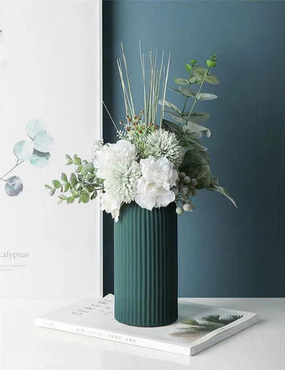 Minimalist Scandinavian-Style Cylinder Vase