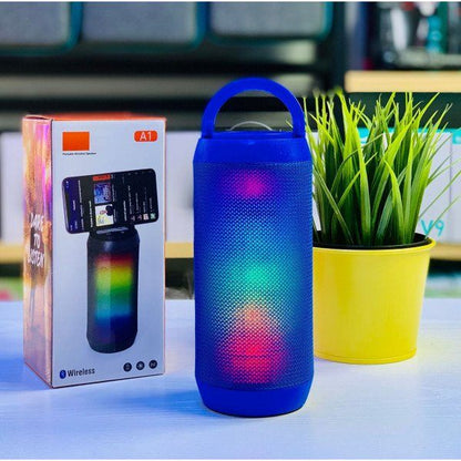 LED Color Light Wireless Bluetooth Portable Speaker with Colorful Display A1 for Universal Cell Phone And Bluetooth Device