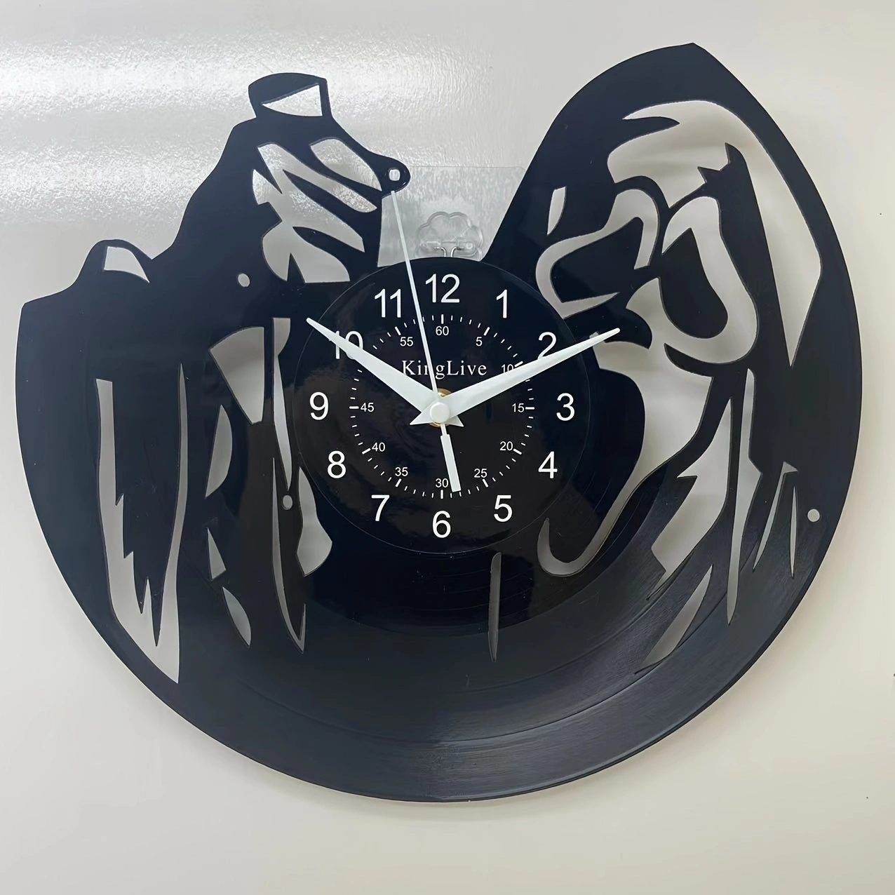 Spooky And Stylish Halloween Horror Movie Vinyl Record Wall Clock -