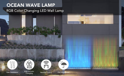 EP LIGHT Oudoor Waterproof RGBCW LED Projector Wall light Ambient Background Light Aurora Sky Wall Projector