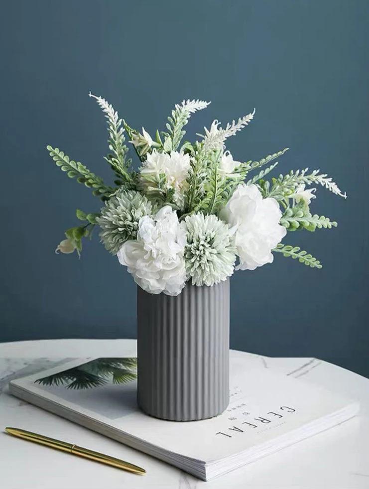 Minimalist Scandinavian-Style Cylinder Vase