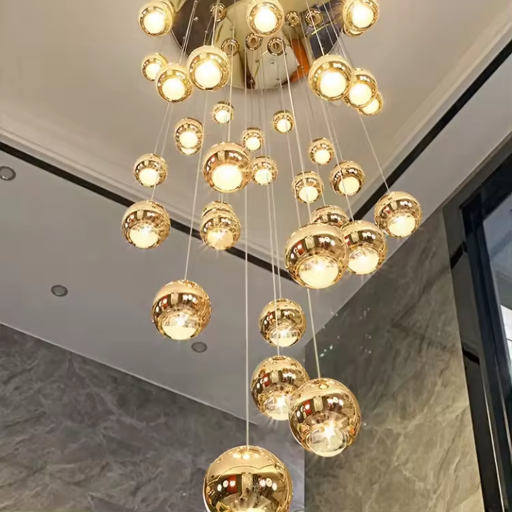 Round Balls Hanging Chandeliers