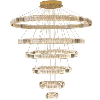 Round Big Hanging Chandeliers