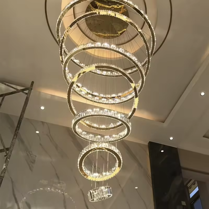 Round Big Hanging Chandeliers