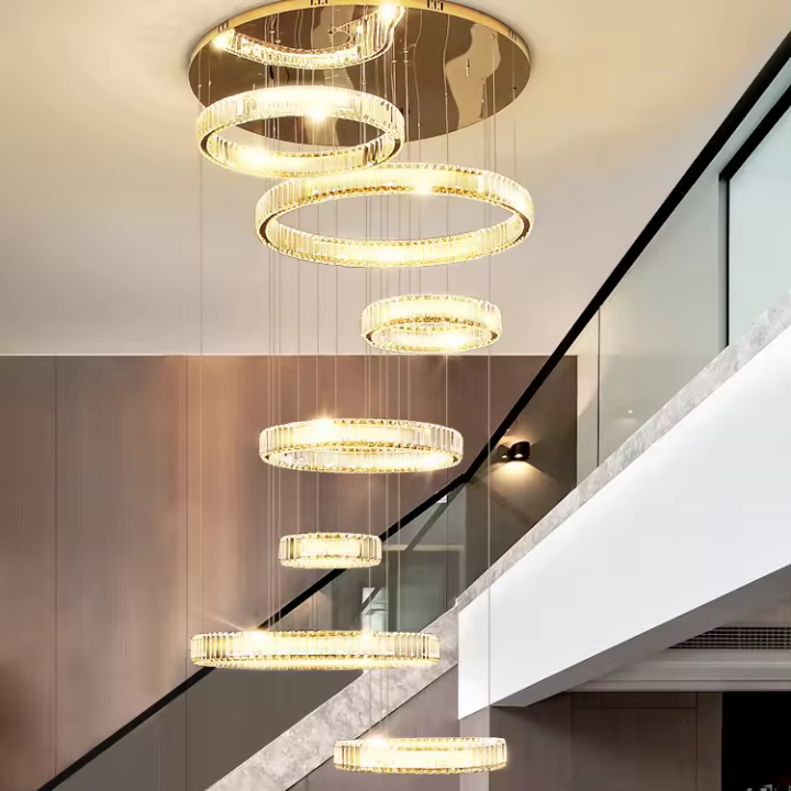 Circle Hanging Chandeliers